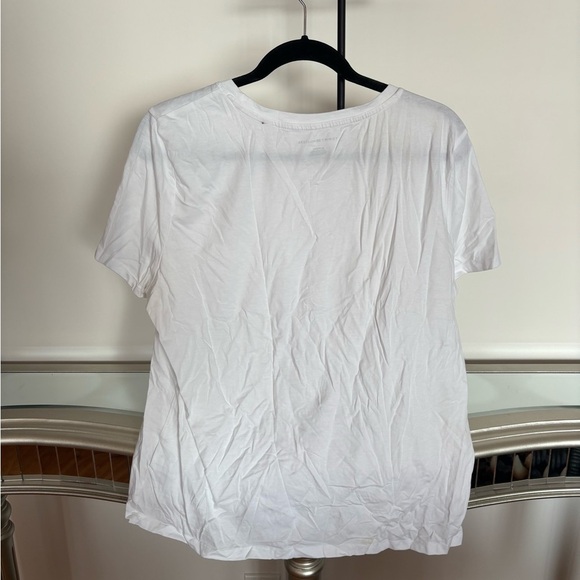 Tommy Hilfiger White Crew Neck Tee - Picture 5 of 5